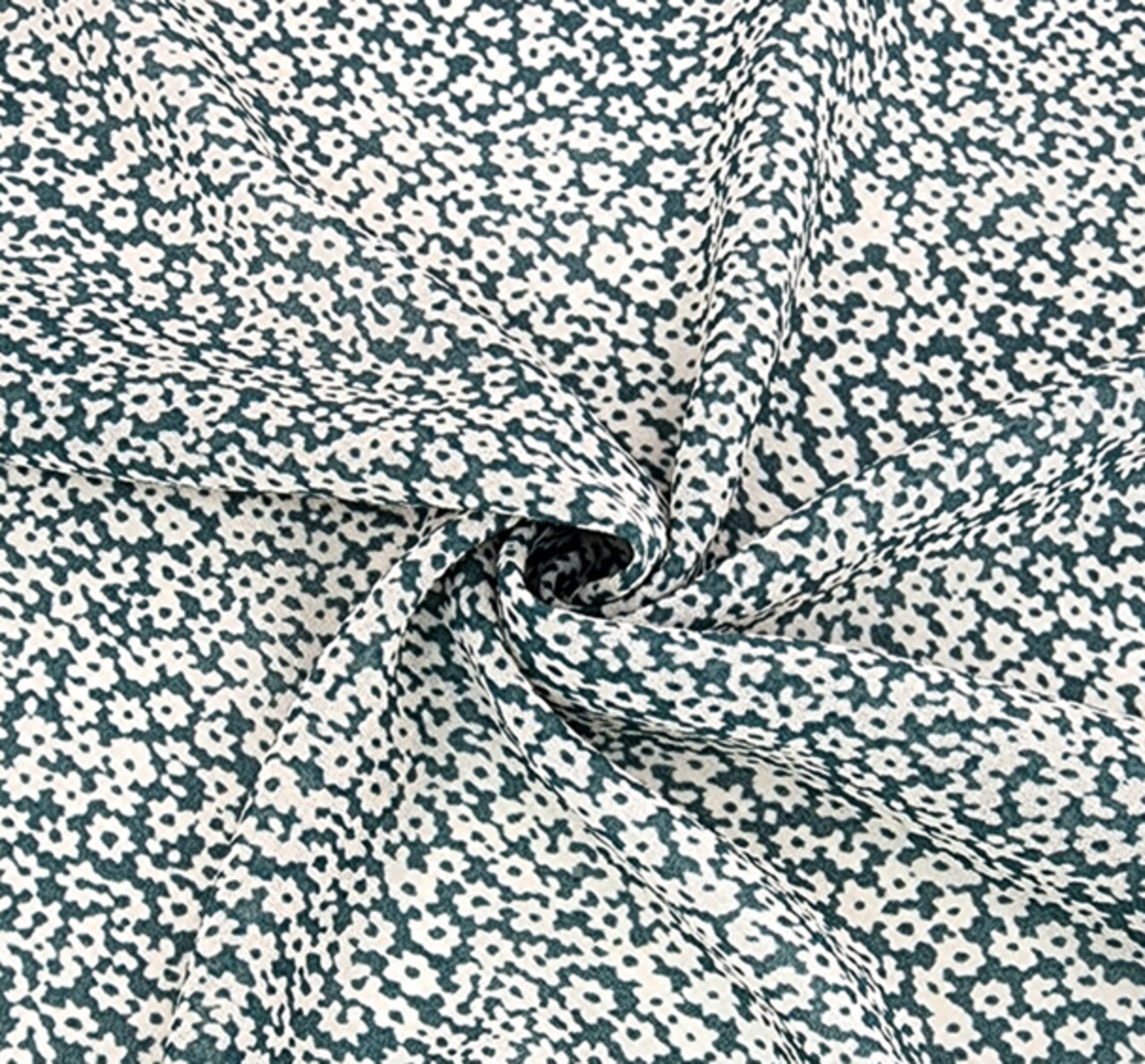 1 Yard Teal Crepe Chiffon Fabric 57/58" Wide Sheer Polyester Apparel Fabric